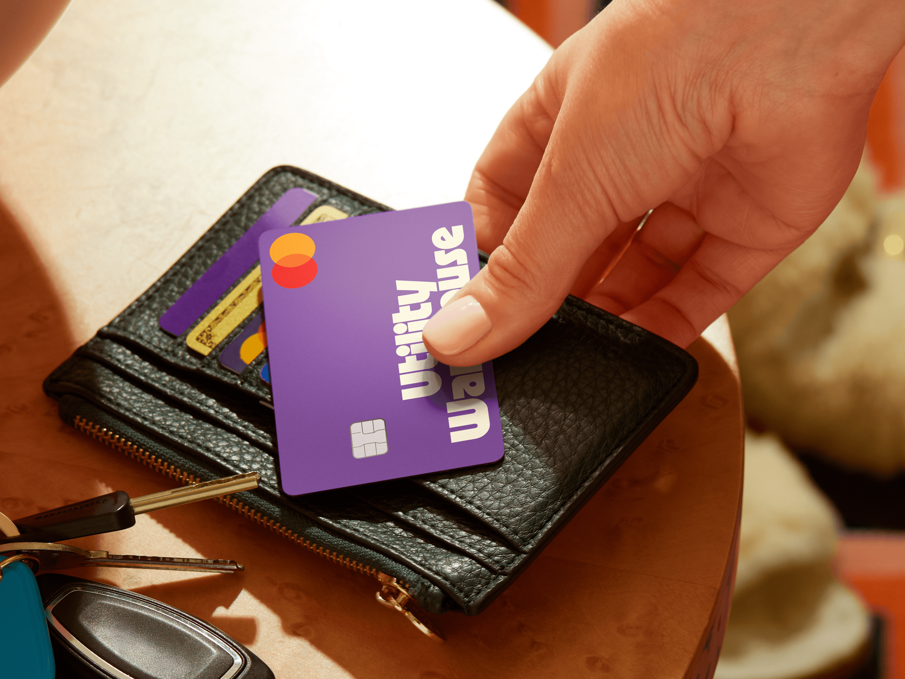 Utility Warehouse cashback card and wallet