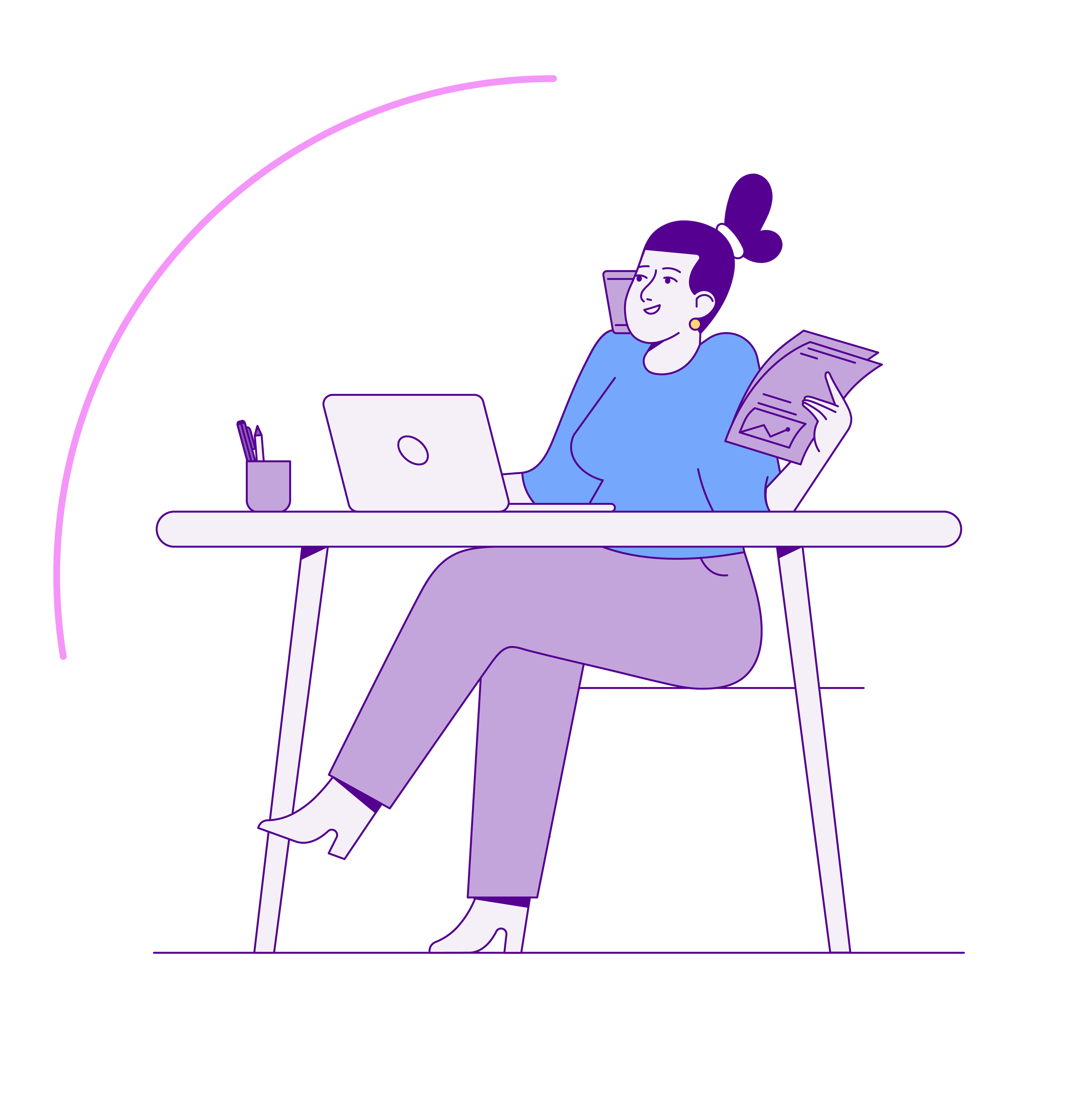 A business person engaging with their smart meter data